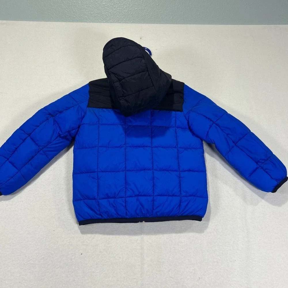 Gerry Boys Torque Puffer Jacket Blue Insulated Hooded DG51223 Size XXS (4/5)